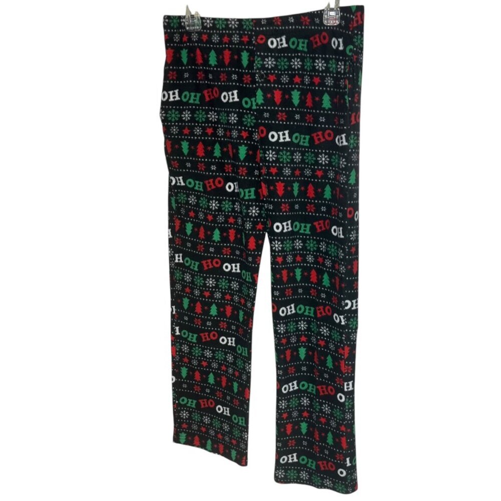 5/$25 Men's L Christmas Lounge Fleece Pants‎ Casual Loungewear Cozy Holiday Xmas